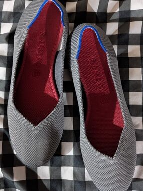 Rothy's Lightweight Ballerina flats Size 10.